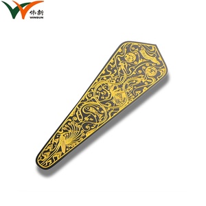 ที่คั่นหนังสือโลหะเคลือบอ่อนสีทองลายจีนระดับไฮเอนด์ขนาดยาว - Product Image 2