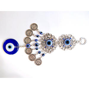 حلية بتصميم تركي على شكل عيون زرقاء معلقة على الحائط, حلية بتصميم تركي على شكل عيون زرقاء معلقة على الحائط تميمة حمايه ، اكسسوارات سيارات - Product Image 6