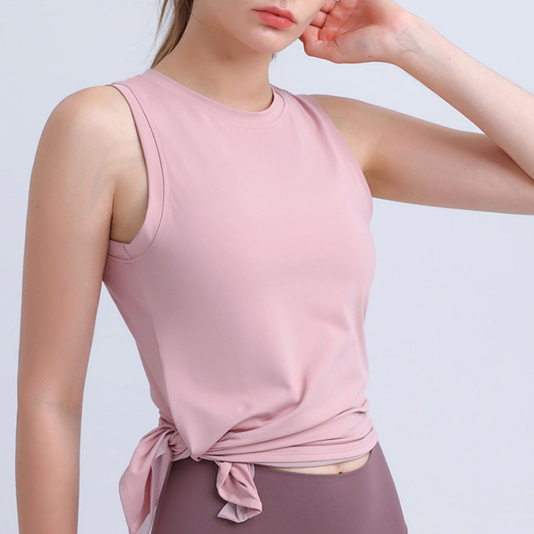 Spring Summer Women's Loose Sports Vest Breathable Quick Dry Yoga Sleeveless Top Running Gym Cover-up tank
