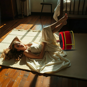 맞춤형 레드 벨벳 플로킹 3D 딜도 라이딩 체어 여성용 진동기 포함 공장 성인용품 - Product Image 3