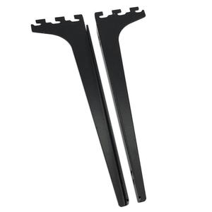 Cadre de présentoir en verre mural au design moderne AA Colonne verticale réglable Connecteurs de glissières de tiroir Supports d'étagère - Product Image 1