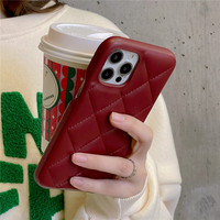 CHAOYIDIAN NOUVEAU 2026 Coque de téléphone Macaron à carreaux couleur unie avec grande découpe pour iPhone 17 16 Pro 15 14 13