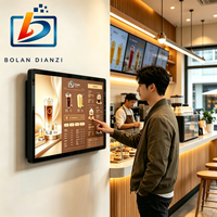 Pantalla Digital Táctil Capacitiva de 27 Pulgadas para Montaje en Pared, Animación de Arranque Personalizada, Pantalla de Información para Oficina