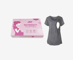 <span class=keywords><strong>Pigiama</strong></span> premaman in cotone di bambù per donne elasticizzato in vita allattante vestiti per l'allattamento al seno Spandex abbigliamento facile da <span class=keywords><strong>gravidanza</strong></span> - Product Image 1