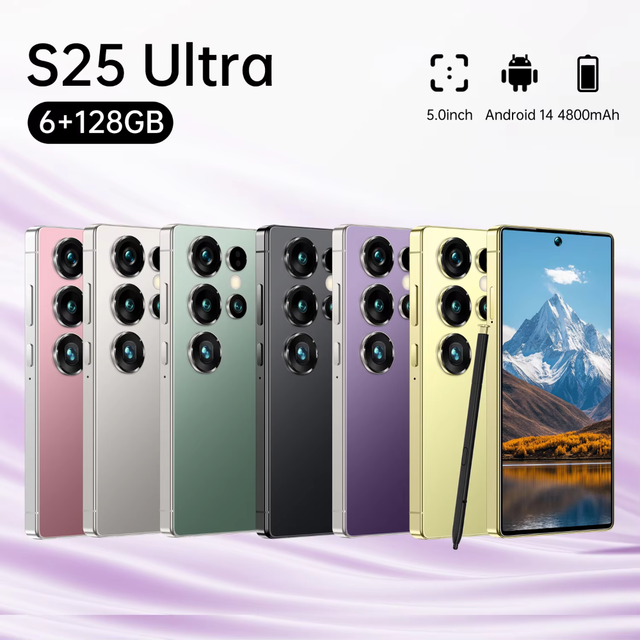 Wholesale 2026 S25 Ultra Mini 5G Smartphone 6GB+128GB 5.0" Long Standby Unlocked Dual SIM
