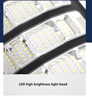 Lampes solaires de jardin 60W avec détecteur de mouvement IP65 pour patio, allée, pelouse, petit MOQ, logo personnalisé