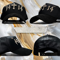 Высококачественная бейсболка Gorras Baez с изогнутой вышивкой, черным замшевым козырьком, застежкой-защелкой и атласной подкладкой.