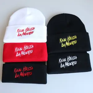 2020 yeni moda işlemeli harfler hip hop örgü şapkalar kış kasketleri erkekler ve kadınlar için