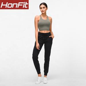 OEM Plain Sportswear New Jogger Pants Yoga Cordón Gimnasio Running Leggings con bolsillo - Product Image 2