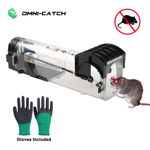 Piège à souris en plastique réutilisable OMNI CATCH, le plus vendu en gros, capture vivante, personnalisable avec gants - Product Image 1