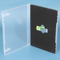 SUNSHING - Estuche Giratorio para Memorias USB, Caja de Plástico para Almacenamiento de Tarjetas de Memoria, Estuche para Memorias USB, Regalo, USB, DVD, Pen Drive