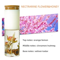Private Label Handmade Gel Wax Ewige Blume Duft kerze Botanische Kerzen Kork deckel für Home Decor Hochzeits geschenke Feiertage