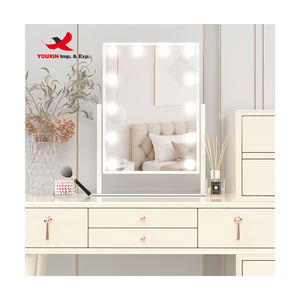Mixed Procurement Low Price Manufacturer Supply Personalized Adjustable Brightness Desktop <b>Vanity</b> Mirror 360 Degree <b>Makeup</b> - Product Image 6
