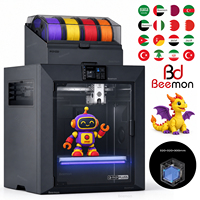 Imprimante 3D QIDI Plus 5 Combo multicolore, imprimante 3D FDM de grande taille à haute vitesse avec structure CoreXY fermée