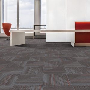 Piastrelle per Moquette a <span class=keywords><strong>Taglio</strong></span> Diagonale Antiscivolo e Fonoassorbenti con Striscia Graduale, Tappetino Modulare per Uffici e Edifici - Product Image 4
