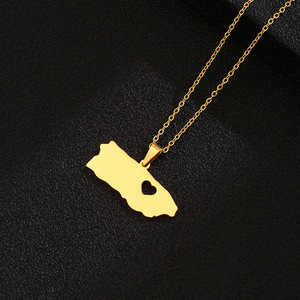 Nuevo Collar <span class=keywords><strong>de</strong></span> Moda con Colgante <span class=keywords><strong>de</strong></span> Corazón Hueco Liso <span class=keywords><strong>de</strong></span> Acero <span class=keywords><strong>de</strong></span> Titanio Dorado <span class=keywords><strong>de</strong></span> <span class=keywords><strong>Puerto</strong></span> <span class=keywords><strong>Rico</strong></span> <span class=keywords><strong>para</strong></span> Mujer, Cadena <span class=keywords><strong>para</strong></span> Clavícula - Product Image 4