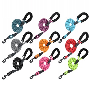 सबसे ज्यादा बिकने वाला पहाड़ चढ़ने वाला कुत्ता पट्टा टिकाऊ कुत्ता रस्सी सीसा परावर्तक रस्सी पालतू आउटडोर खेल - Product Image 5