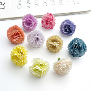 Têtes de fleurs d'œillets artificielles de 3,5 cm de diamètre pour accessoires de photographie de mariage et décorations d'intérieur - Product Image 2