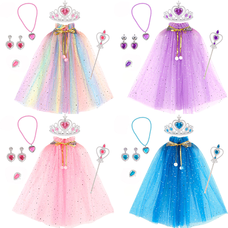 dress up costumes for kids sparkly princess Amazon.com: Spooktacular Creations Halloween Kids Ice Princess Dresses, Light-Up Princess Costume for Girls, Sequin Snowflake Long Cape Gown for Toddler Birthday, Halloween Dress-Up Party (Small, 5-7 yrs) : Toys & Games