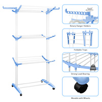 Séchoir à linge de haute qualité à 3 niveaux, pliable, séchoir à linge pliable, porte-vêtements, séchoir à linge pliable