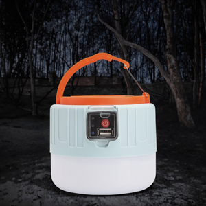 XINSITE - Bombilla LED Recargable para Camping, Portátil, Cuerpo Blanco, Certificación CE, IP65 Impermeable, Regulable, Multicolor, Gran Venta - Product Image 3