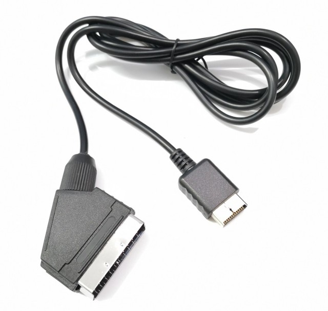 1.8m for Sony Playstation PS PS2 PS3 RGB SCART Cable TV AV Video Connect Cable for PAL Console Audio Cable