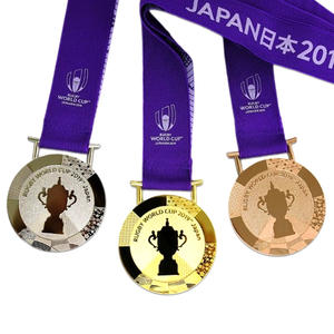 Medalla Deportiva Personalizada de Fútbol, Medalla Redonda de Esmalte Suave con Cinta, Premio para Competencias Dinámicas y Energéticas, Reconocimiento para Eventos Grupales - Product Image 3