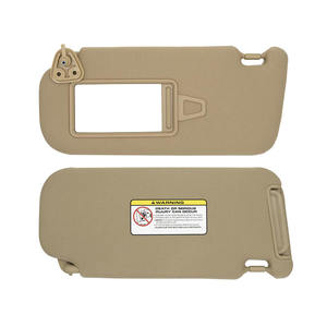 Parasol para Hyundai Elantra 2007-2010, Beige, PVC, Montaje en el Techo, con Espejo y Etiqueta de Advertencia - Product Image 1