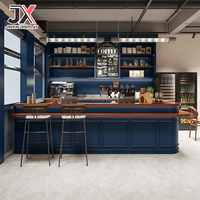Diseño Personalizado, Dibujo 3D, Barra de Café, Mostrador para Cafetería, Restaurante, Pastelería, Tienda de Té de Burbujas, Jugos y Bebidas, Muebles Comerciales para Interiores