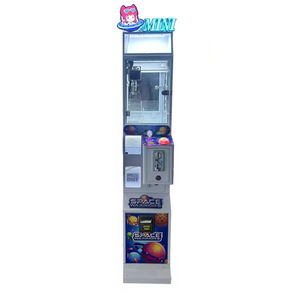 Candy World Crane Cabinet macchina per bambole in plastica accettatore di banconote disponibili ForMini artiglio macchina da gioco Funpark a gettoni - Product Image 4