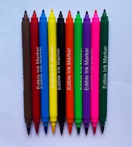 Pennarelli Coloranti Commestibili per Pasticceria, Set <span class=keywords><strong>da</strong></span> 10 Colori Diversi, Strumenti per Decorazione Torte, Fondente e <span class=keywords><strong>Biscotti</strong></span> - Product Image 5