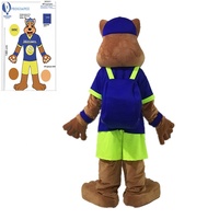 OEM ODM Personnalisé Mascotte Animale en Peluche Portative pour Cosplay et Salons Professionnels
