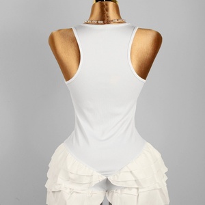 Viviblook ชุดรอมเปอร์ชิ้นเดียวของผู้หญิงวินเทจมีสายคล้องแขนกุดแนวสตรีทเซ็กซี่ Y2K Z726RP01 - Product Image 4