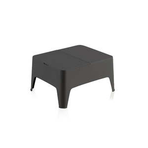 Tavolino Laterale Alaska in Plastica Sostenibile, Pratico ed Ecologico, Piccolo Tavolo da Esterno - Product Image 1