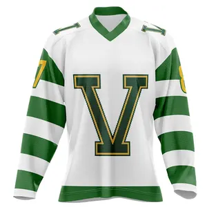 New style fashion mens hockey jersey polyester design sublimation ice hockey uniforms