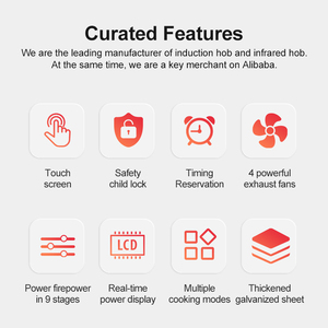 Siêu mỏng vô hình cảm ứng đung được xây dựng trong gốm HOB thiết kế liền mạch cho nhà bếp hiện đại đổi mới nâng cấp - Product Image 2