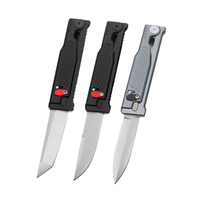 Couteaux pliants de camping et de pêche portables Meiji populaires pour la défense personnelle, avec manche en alliage de zinc et lame en acier 3Cr13, DIY OEM