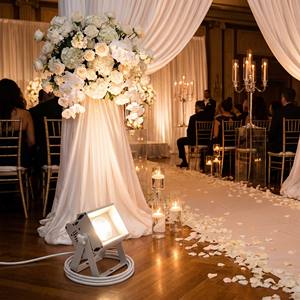 Projecteur <span class=keywords><strong>LED</strong></span> COB professionnel <span class=keywords><strong>mini</strong></span> 60W 100W, lumière blanche chaude, pour scène, public, blinder DMX, mariage, fête, église, équipement de studio - Product Image 1