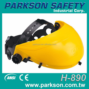 High Visibility Taiwan PP <b>Protective</b> Face <b>Shield</b> Anti-Impact Industrial Safety Clear Visor Circle Type Slotted ANSI Z87.1 CE - Product Image 2