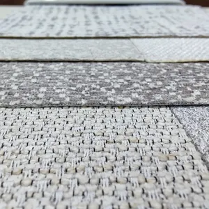Bomar MYG1825-07 Italian Upholstery Fabric Faux Linen 100% Polyester Woven Jacquard Luxury Sofa Fabric