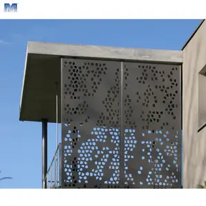 Brandwerende Hout Afwerking Mashrabiya Restaurant Geponst Geperforeerde Exterieur Vliesgevel Ontwerpen Aluminium Fineer Architectonische 3d
