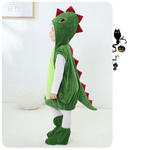 Disfraz de Dinosaurio para Niños y Niñas 2026, Traje Verde de Lujo para Halloween y Navidad - Product Image 3