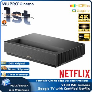 Projecteur laser 4K à ultra courte focale Formovie Fengmi Cinema Edge, 2100 lumens ISO, HDR 10, MEMC, contraste 3000:1, projecteur DLP UST - Product Image 1