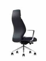 Chaise en cuir de direction de bureau Chaise ergonomique à dossier haut Offres Spéciales confortable