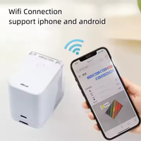 Yaomatec Mbrush Mini Printer genggam untuk kopi Gourmet Latte kue Macaron teh susu genggam kecil Printer