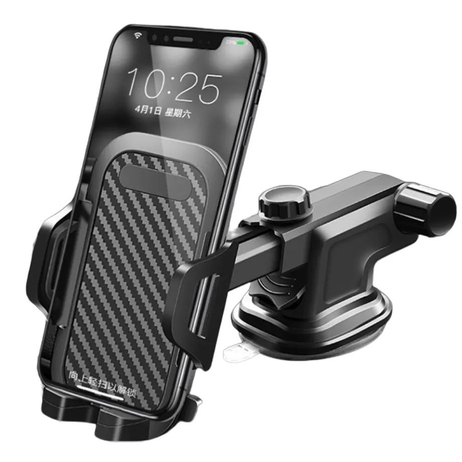 Multifunctional 360 Rotating Retractable Air Vent Dashboard Cell Phone Holder Car Mount