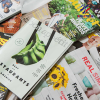 Magazine d'impression de haute qualité catalogue d'entreprise écologique CYMK et Pantone personnalisé stratification UV/brillant/mat taille personnalisée en vrac