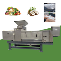 500kg tot 800kg Kleine Groente- en Fruitpers, Voedselafval Dubbelrol Schroefpers Ontwateringsmachine