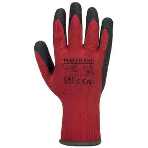 PORTWEST - A100R8RM Grip <b>latex</b> red/<b>black</b> <b>glove</b> - EAN 5036108302000 <b>GLOVES</b> - Product Image 2