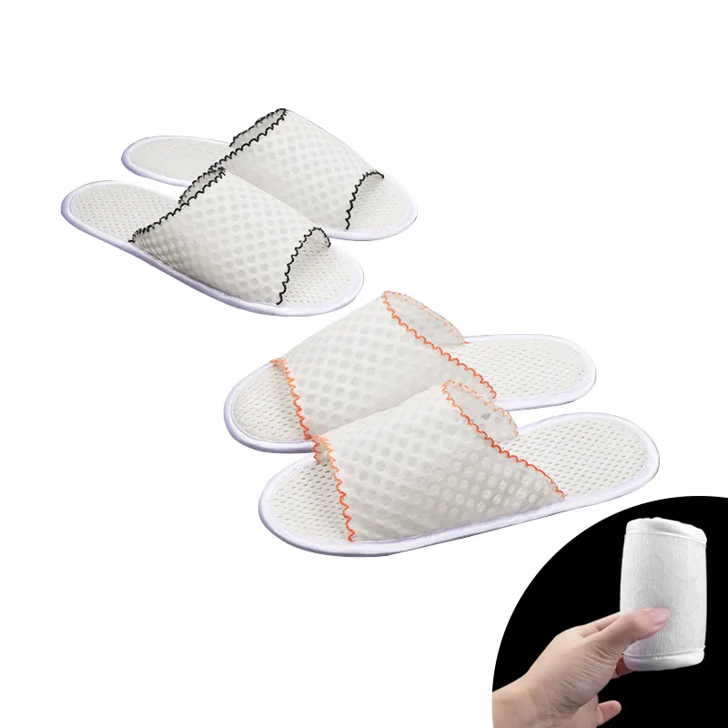 New style mute custom house slippers breathable hotel disposable slippers